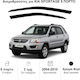Heko Комплект Ветробрани Dark Fime за Kia Спортаж 5D 2004-2010 2бр