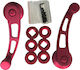 Auto Gs Car Decoration Aluminum Handles in Red Color 17412