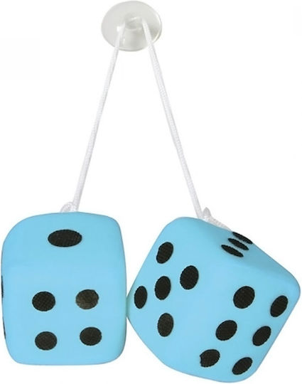 Lampa Lucky Vegas Декоративни зарове на Кола Сини декоративни зарове 7х7см в Син Цвят L3765.4