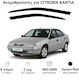 Heko Set deflectoare de vânt Dark Fime pentru Citroen Xantia 2buc
