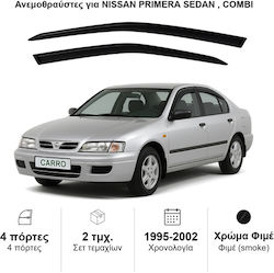 Heko Σετ Ανεμοθραύστες Μπροστινοί Σκούρο Φιμέ για Nissan Primera P11 4D/5D 1996-2002 2τμχ 24222 Heko Σετ Ανεμοθραύστες Μπροστινοί Σκούρο Φιμέ για Nissan Primera P11 4D/5D 1996-2002 2τμχ 24222