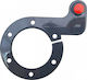 Simoni Racing Real Carbon Push Button Κουμπί Τιμονιού με Έξι Τρύπες