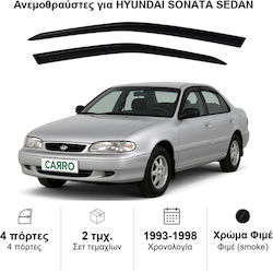 Heko Σετ Ανεμοθραύστες Μπροστινοί Σκούρο Φιμέ για Hyundai Sonata 2τμχ 17215 Heko Σετ Ανεμοθραύστες Μπροστινοί Σκούρο Φιμέ για Hyundai Sonata 2τμχ 17215