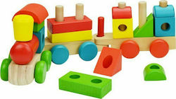 Jumini Shape Sorting Toy Τρενάκι made of Wood for 12++ Months