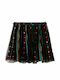 Kids' Tulle Skirt Floral Black Fal Dover