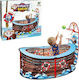 ToyMarkt Ball Pit Πειρατικό Καράβι with Basket made of Fabric 125x35x12cm.