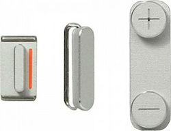 Side Keys Silver for iPhone 5