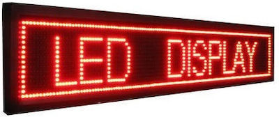 Tradesor LED Signs with Motion One - Sided 103x23cm Red