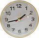 Gold Tabletop Clock with Alarm 6044