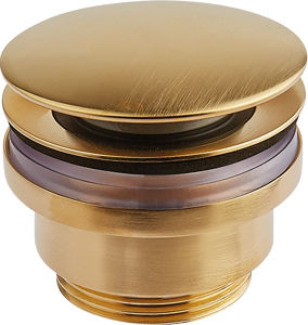 Armando Vicario Clic-Clac Pop Up Kupfer Ventil Spülbecken Gold