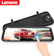 Lenovo V7 Plus 1080P Mirror Car DVR, 9.66" Display with Clip