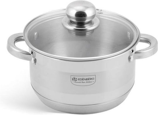 Edenberg Βαθιά Ανοξείδωτη Κατσαρόλα Ατμού 1.9lt / 16cm Edenberg Βαθιά Ανοξείδωτη Κατσαρόλα Ατμού 1.9lt / 16cm