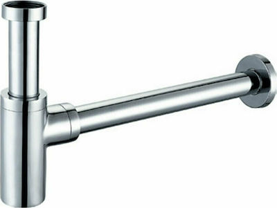 Karag Stainless Steel Siphon Sink with Output 70mm Silver