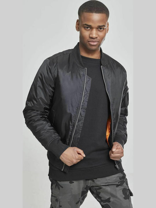 Urban Classics Classics Jacke Bomber Schwarz