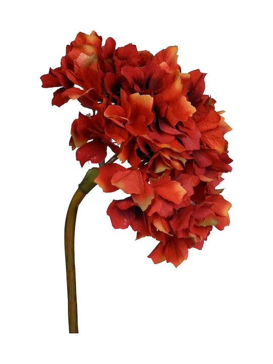 Artekko Artificial Decorative Branch Hydrangea Orange 35.5cm 1pcs