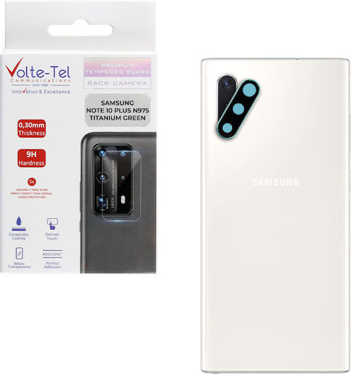 Volte-Tel Kameraschutz Metallrahmen Green für das Galaxy Note 10+