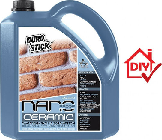 Durostick Nano Proof Ceramic DS-270 Water Repellent Water Repellent Plaster, Concrete, Clay & Stone Surfaces ΝΤΝΑ18 18lt 18kg