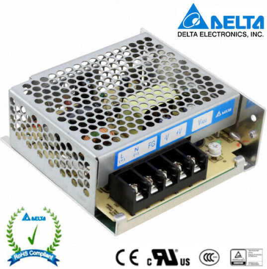 Delta Universal Τροφοδοτικό Ρυθμιζόμενης Τάσης 12V 2.94A με Ισχύ 35.28W (PMT-12V-35W)