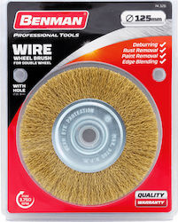 Benman Twin Wheel Wire Brush 125mm 74 326