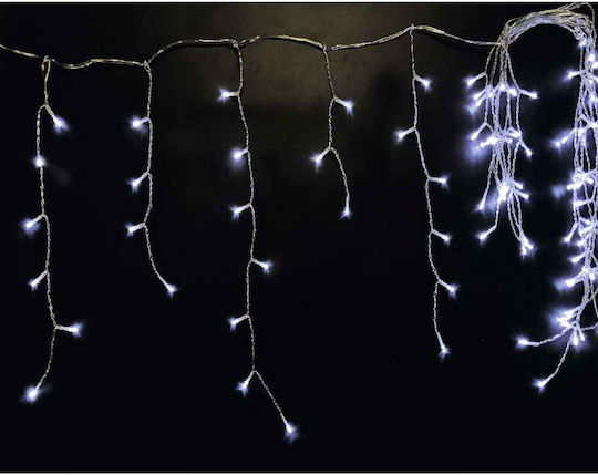 200 Lichterketten LED 6m. x 50cm Kaltes Weiß Typ Regen 1Stück
