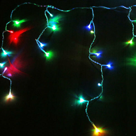 200 Lights LED 6m. x 50cm Multicolor type Rain 1pcs