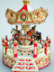 Christmas Decorative Carousel with Music 17cm.