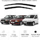Heko Satz Windabweiser Vordere Dark Fime für Renault Schnell / Express Ford Express Chevrolet Express 2Stück