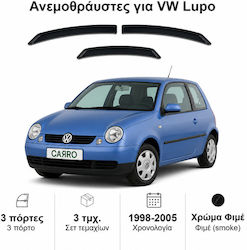 Heko Set Deflectoare Vânt Partea Din Față Dark Fime Pentru Volkswagen Lupo 2 Bucăți 31128