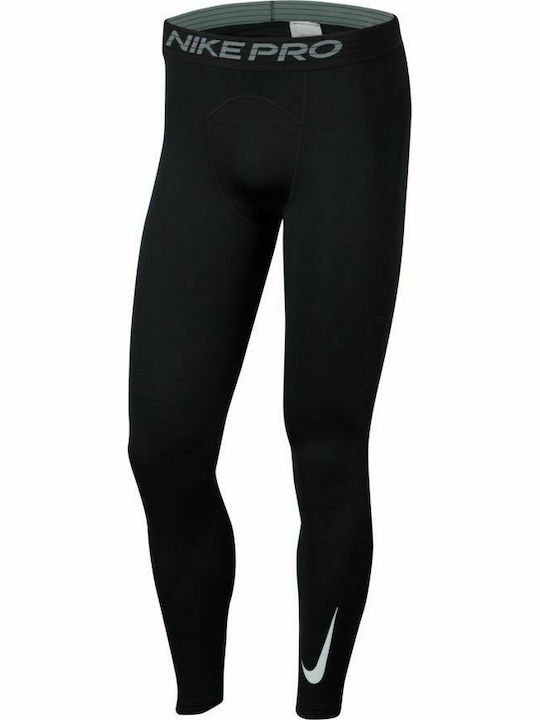 Nike Pro Warm Ανδρικό Ισοθερμικό Παντελόνι Μαύρο