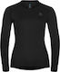 Odlo Active Warm Eco Damen Thermo Langarmshirt Schwarz