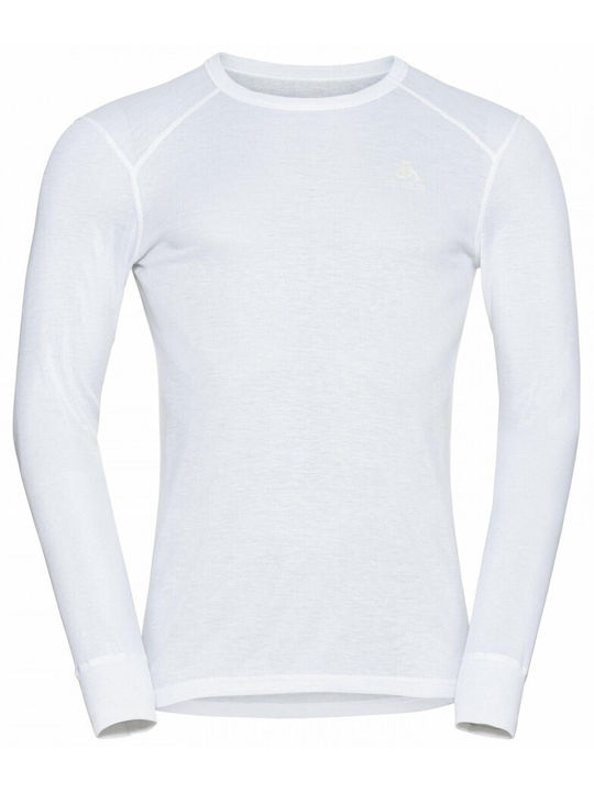 Odlo Active Warm Eco Ανδρική Ισοθερμική Μακρυμάνικη Μπλούζα Λευκή