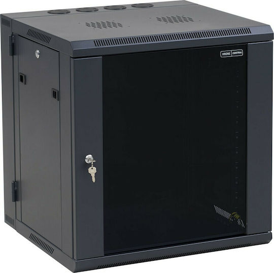 Central Επιτοίχια Καμπίνα Rack 12U 60x55x63.5cm Μαύρο 3000 2 550 12/C