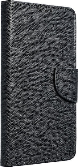 Fancy Brieftasche Synthetisches Leder Schwarz (iPhone 12 mini)