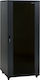 Central Boden Rack-Schrank 47U mit 2 Türen 60x96x220cm Schwarz 4000 3 696 47/C