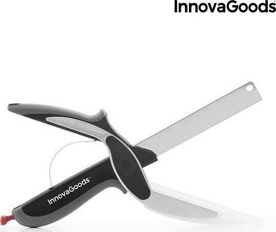 InnovaGoods Scible Foarfecă pentru tăiat salată din oțel inoxidabil 25cm Negru