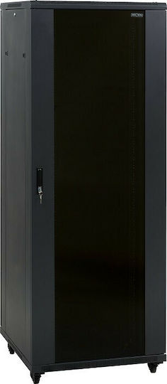 Central Cu picioare Cabinete Rack 37U με 2 πόρτες 60x100x180cm Negru 4000 3 696 37/C