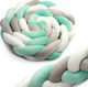 Ricokids Ricokids Crib Bumpers Braided Inside Green 11.5x200cm