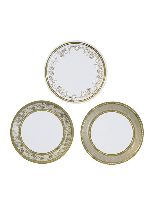 Amuse bouse gold Christmas saucers