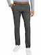 Men's Trousers Chino Elastic in Slim Fit Gray