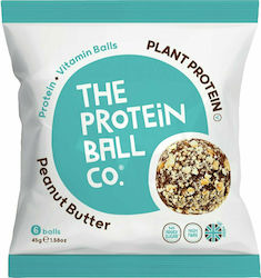 The Protein Ball Co. Snack Μπαλίτσες Protein with Flavour Φυστικοβούτυρο Vegan 45gr 1pcs