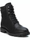 Carmela Footwear Leder Damen Knöchelstiefel Schwarz