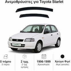 Heko Set Front Dark Fime Car Windbreakers for Toyota Starlet EP90 5D 1996-1999 2 Pieces 29328 Heko Set Front Dark Fime Car Windbreakers for Toyota Starlet EP90 5D 1996-1999 2 Pieces 29328