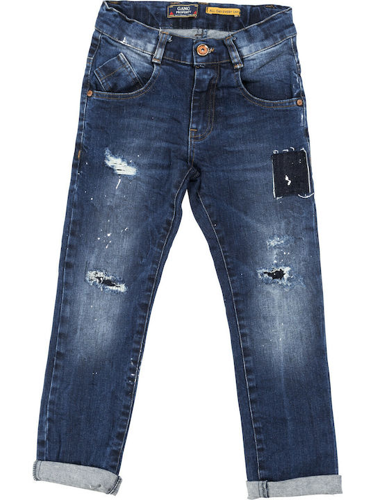 Gang Blugi Pentru Copii Pantaloni Albastru