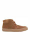 Gioseppo Olen Kids Suede Boots with Zipper Brown