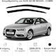 Heko Set of Windbreakers Front Car Dark Fime for Audi A4 2pcs