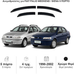 Heko Set Car Windbreakers Front and Back Dark Fime for Fiat Palio 4 Pieces 15139 Heko Set Car Windbreakers Front and Back Dark Fime for Fiat Palio 4 Pieces 15139