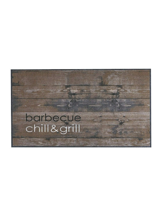 Sdim BBQ Ορθογώνιο Χαλάκι Κουζίνας με Αντιολισθητικό Υπόστρωμα 300 Barbecue Chill & Grill 60x120εκ.