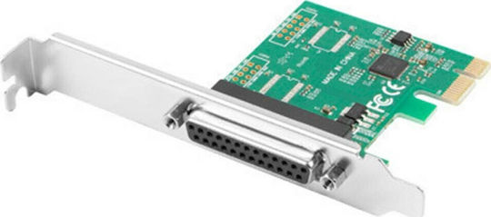 Lanberg PCIe Card with DB25 Parallel Port