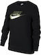 Kinder-Sweatshirt Schwarz Sportswear