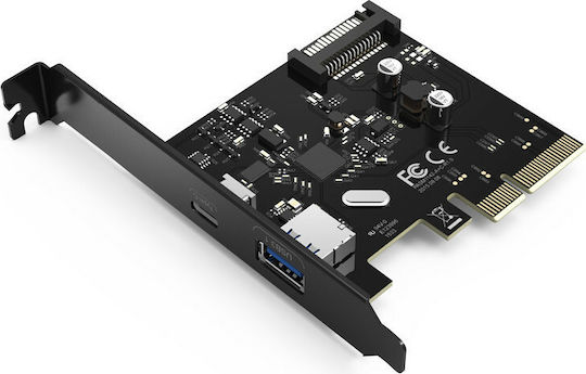 Orico Κάρτα PCIe σε 2 θύρες Type-C / USB 3.1